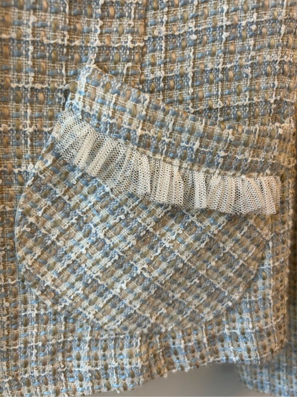 Vintage 90's Breakin' Loose Tweed Suit Set Sz 5/6 Y2K Academia Clueless School g - Picture 7 of 13